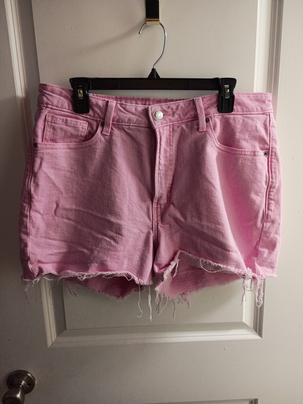 Old Navy Pink Denim Cutoff Shorts